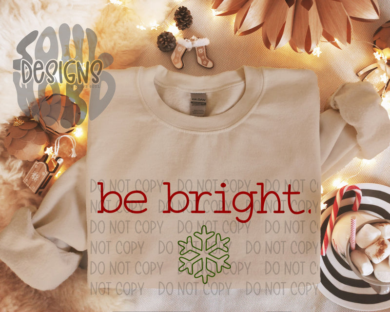 Be Bright Simple Snowflake - DIGITAL DOWNLOAD