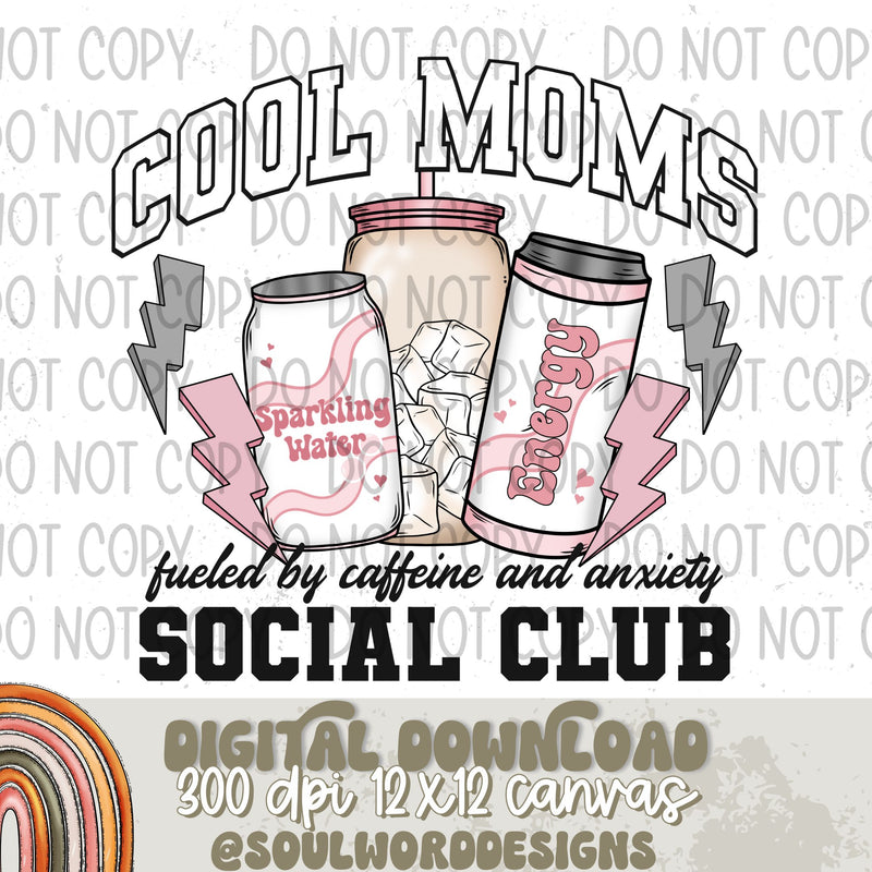 Cool Moms Social Club Pink - DIGITAL DOWNLOAD