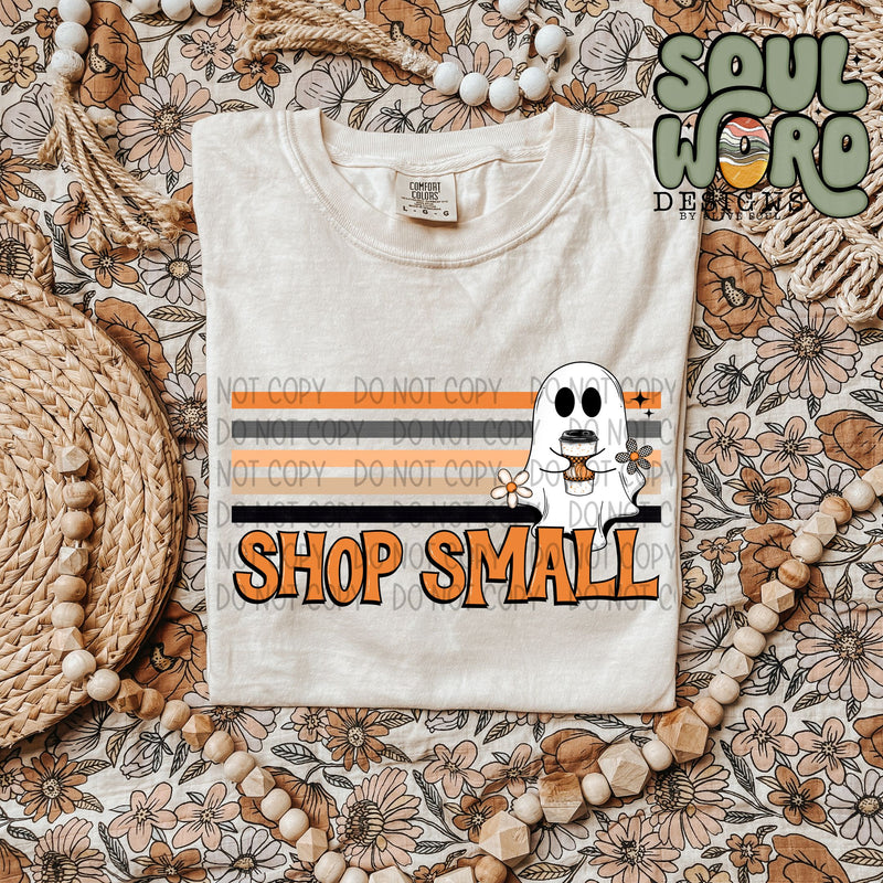 Shop Small Retro Stripe Ghostie - DIGITAL DOWNLOAD