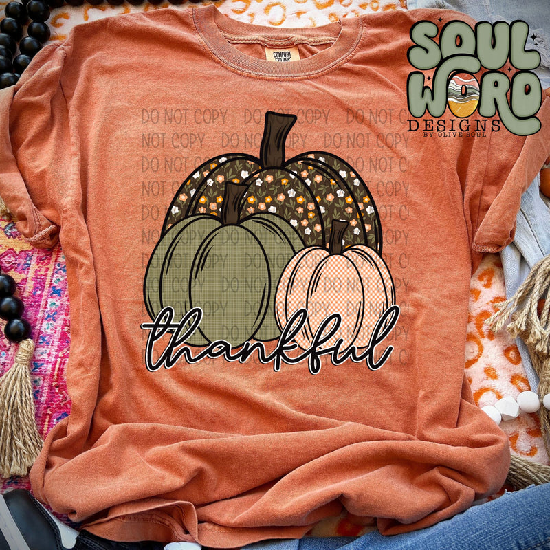 Thankful Pumpkin Trio - DIGITAL DOWNLOAD