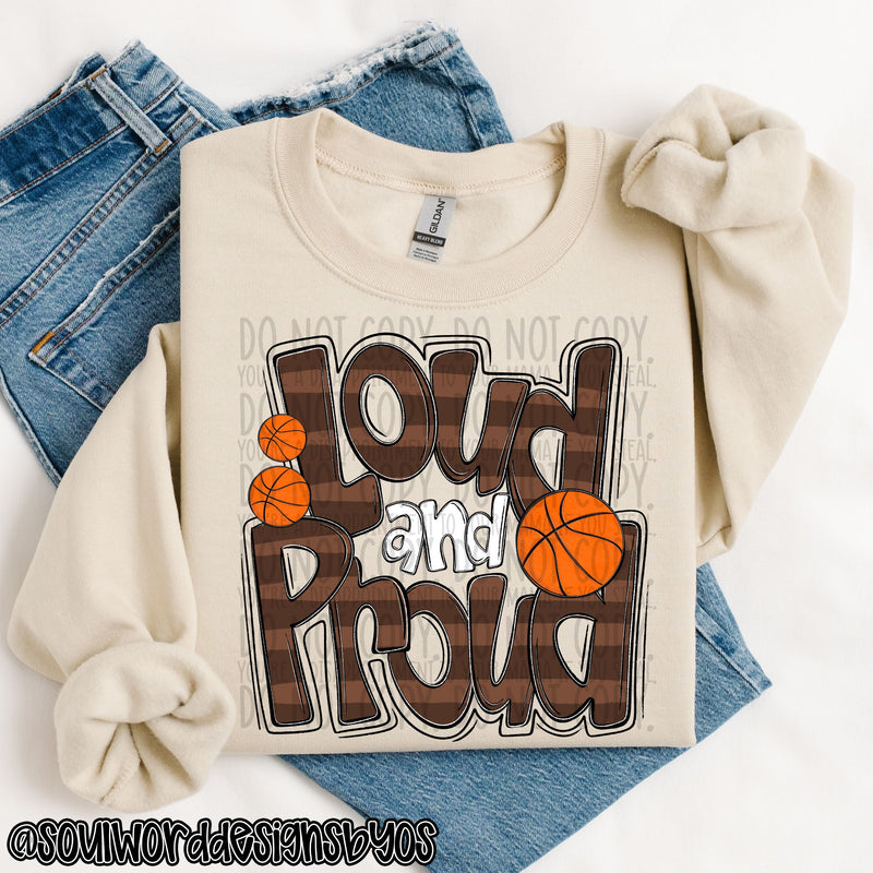 Loud & Proud Doodle Basketball - DIGITAL DOWNLOAD