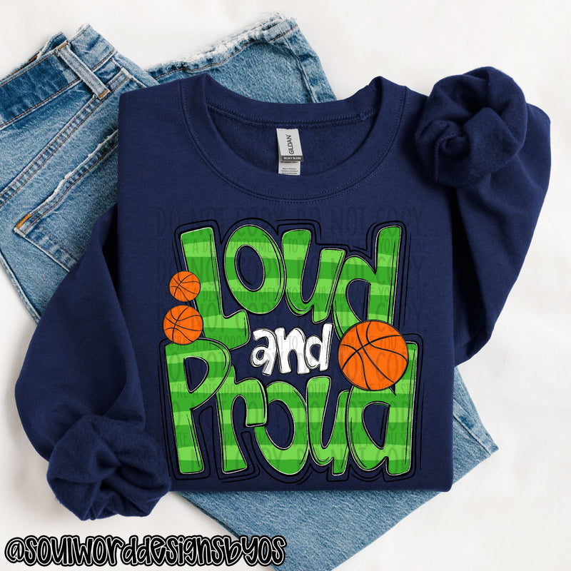 Loud & Proud Doodle Basketball - DIGITAL DOWNLOAD