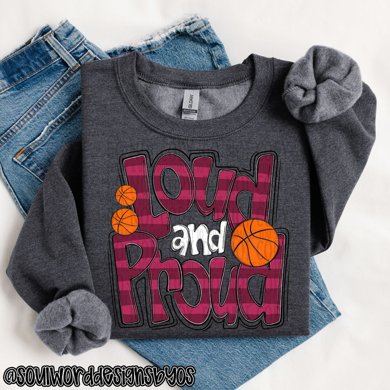 Loud & Proud Doodle Basketball - DIGITAL DOWNLOAD