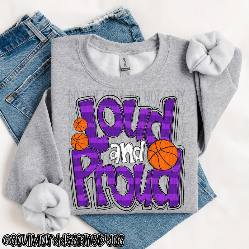 Loud & Proud Doodle Basketball - DIGITAL DOWNLOAD