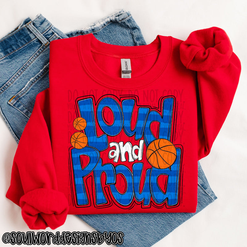 Loud & Proud Doodle Basketball - DIGITAL DOWNLOAD