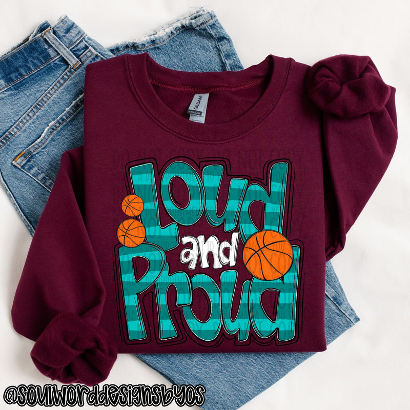 Loud & Proud Doodle Basketball - DIGITAL DOWNLOAD