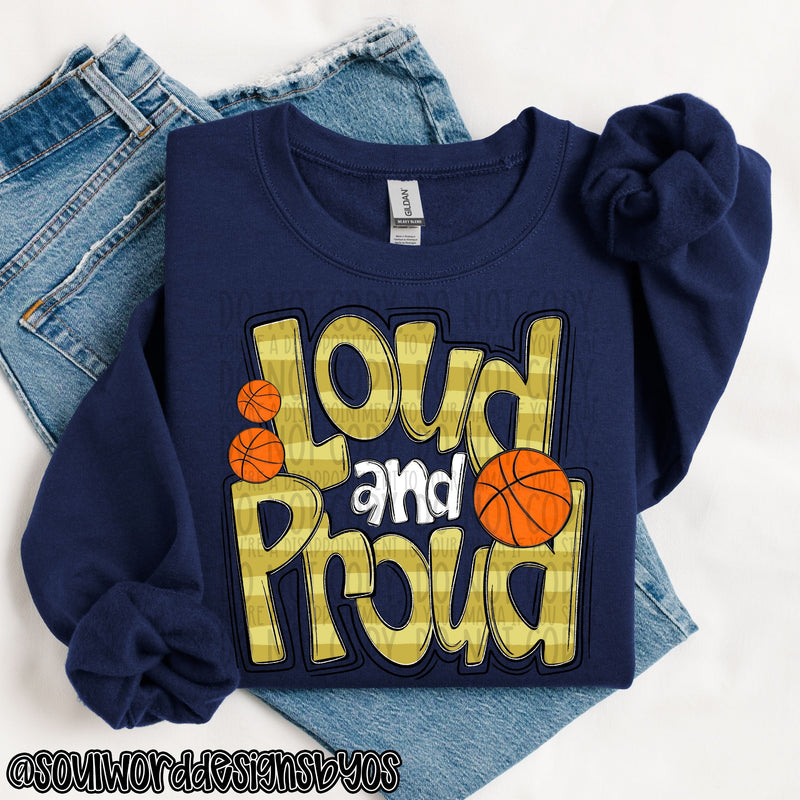 Loud & Proud Doodle Basketball - DIGITAL DOWNLOAD