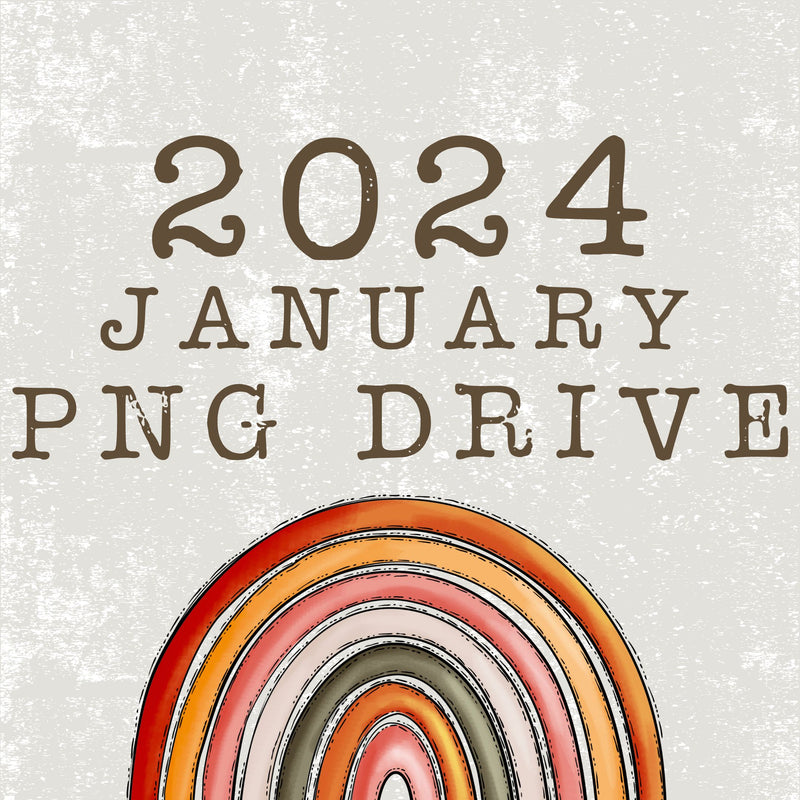 January 2024 PNG Design Drive - DIGITAL DOWNLOAD