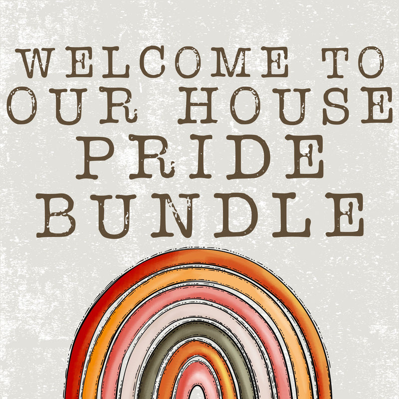 Welcome To Our House Pride Mascot Bundle - DIGITAL DOWNLOAD