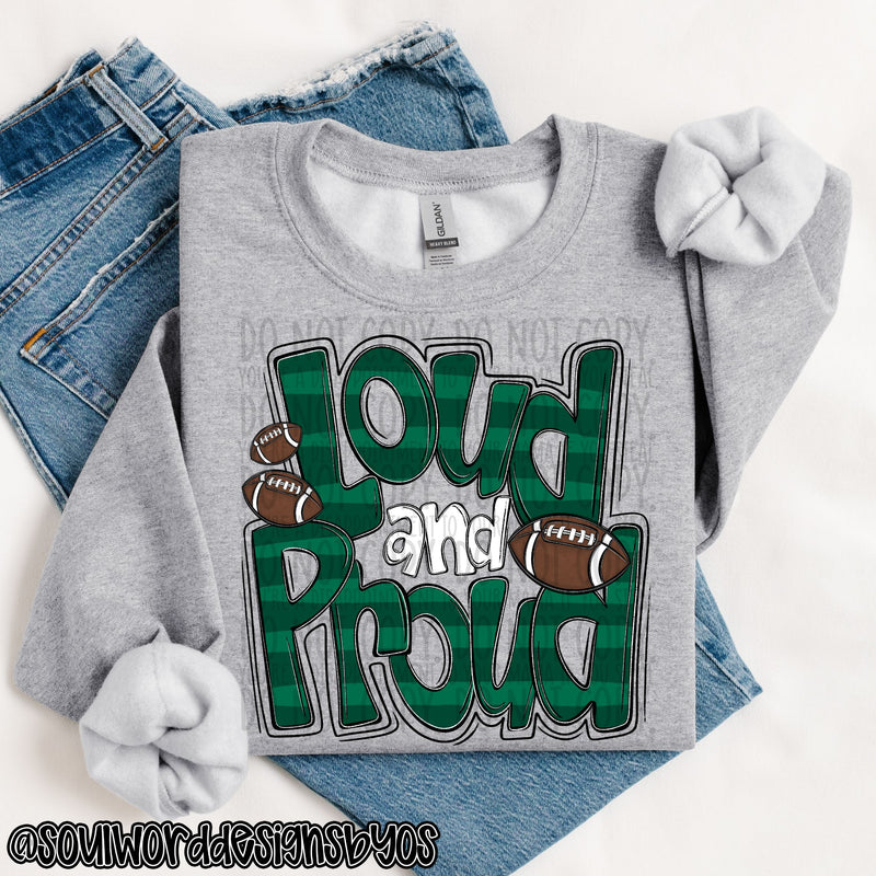 Loud & Proud Doodle Football - DIGITAL DOWNLOAD