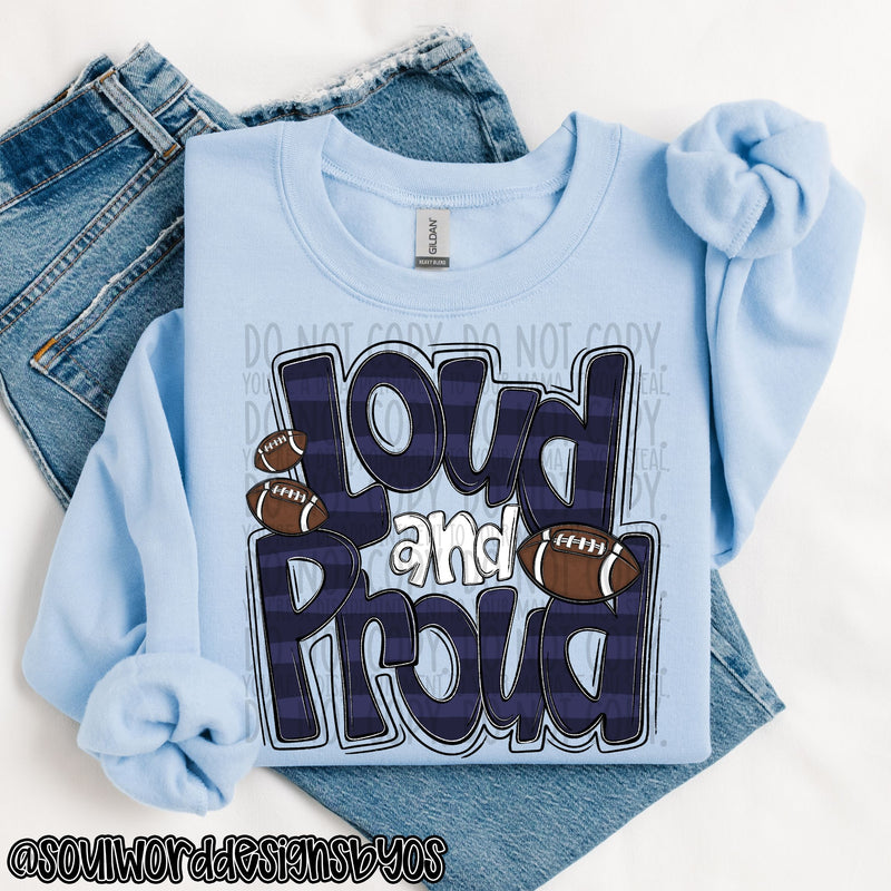 Loud & Proud Doodle Football - DIGITAL DOWNLOAD