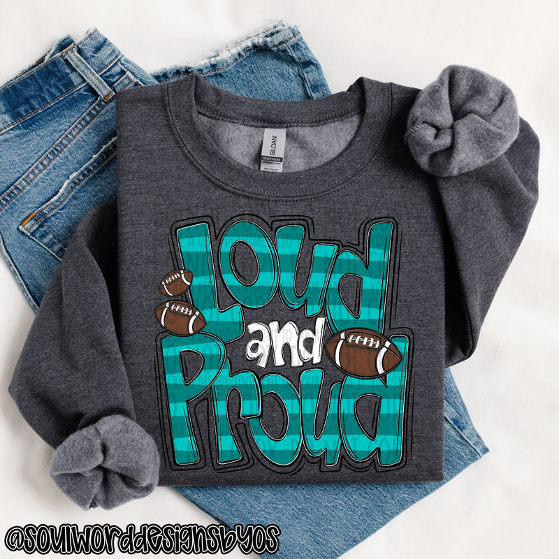 Loud & Proud Doodle Football - DIGITAL DOWNLOAD