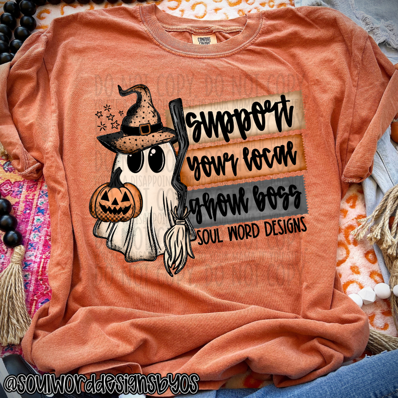 CUSTOM Support Your Ghoul Boss Business Name - DIGITAL DOWNLOAD