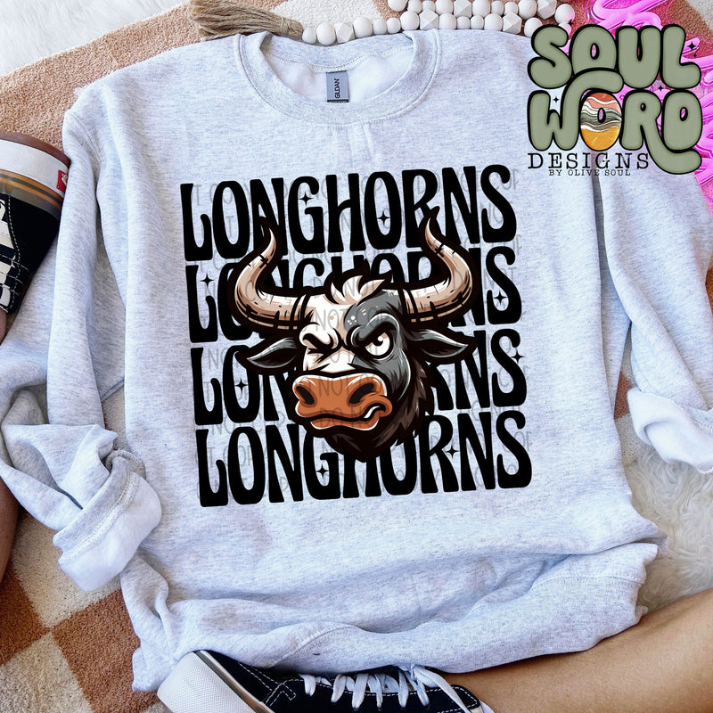 Longhorns Winking Mascot - DIGITAL DOWNLOAD