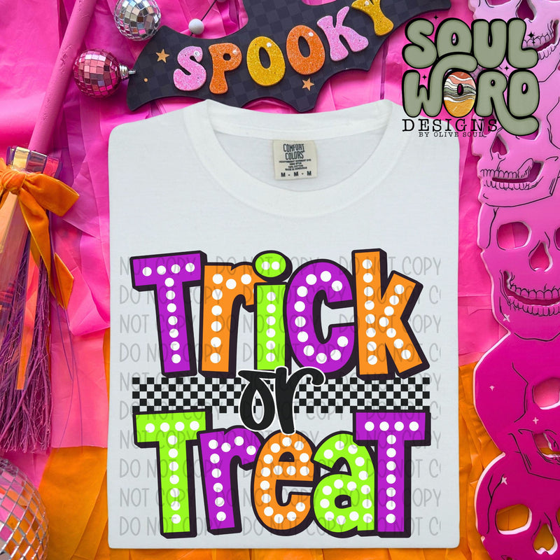 Trick Or Treat Neon - DIGITAL DOWNLOAD