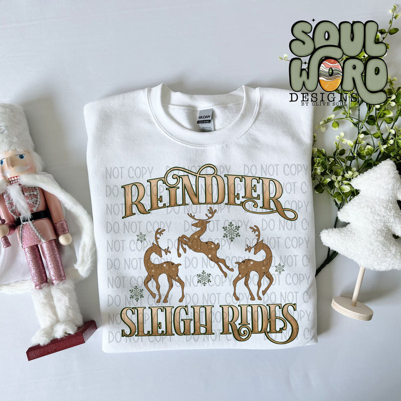 Reindeer Sleigh Rides - DIGITAL DOWNLOAD