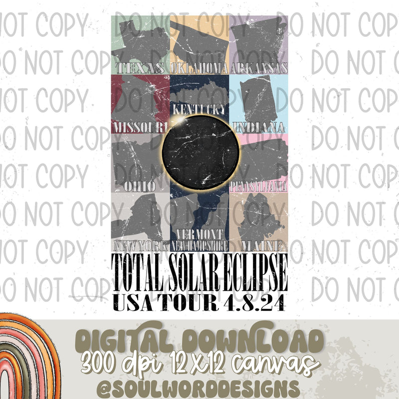 Total Solar Eclipse USA Tour - DIGITAL DOWNLOAD