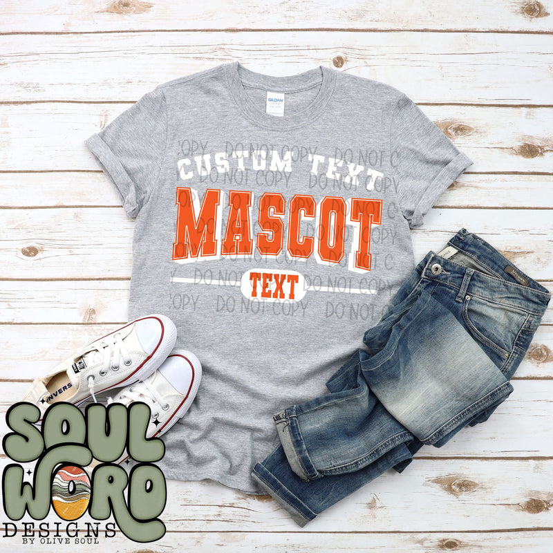 CUSTOM Classic Varsity Mascot INDIVIDUAL - DIGITAL DOWNLOAD