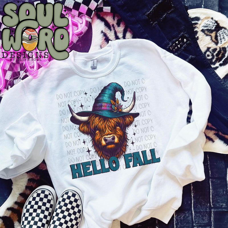 Hello Fall Witchy Cow - DIGITAL DOWNLOAD