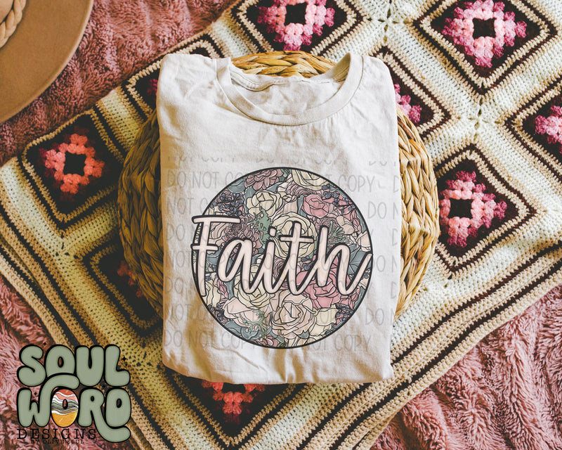 Faith Floral - DIGITAL DOWNLOAD