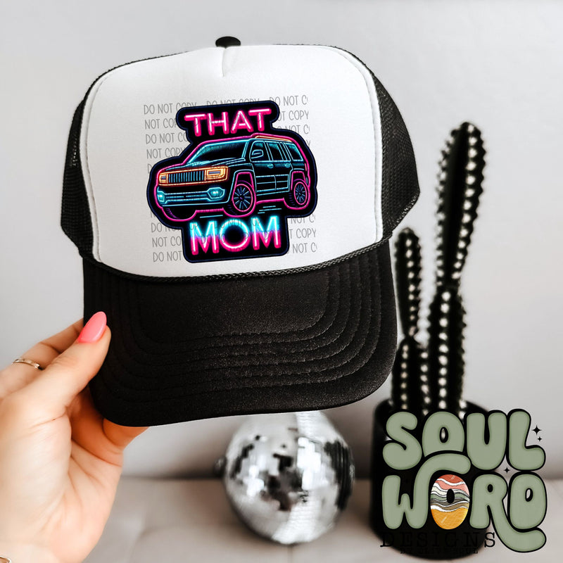 That Mom Black SUV Faux Embroidered Patch - DIGITAL DOWNLOAD