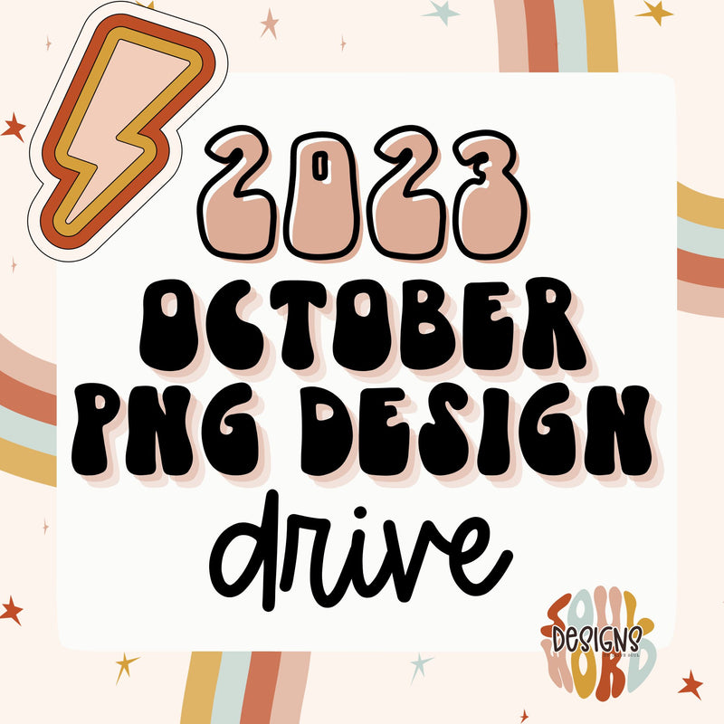 October 2023 PNG Design Drive - DIGITAL DOWNLOAD