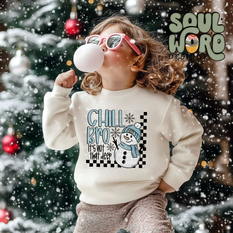 Chill Bro Snowman - DIGITAL DOWNLOAD