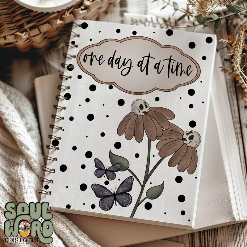 One Day At A Time Journal Cover - DIGITAL DOWNLOAD
