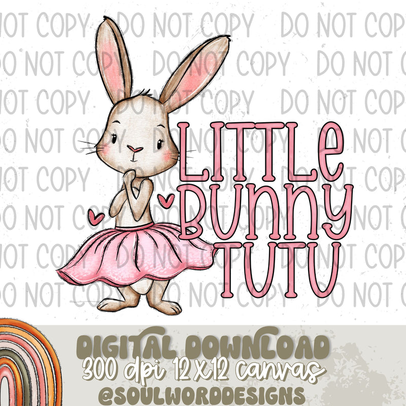Little Bunny Tutu - DIGITAL DOWNLOAD