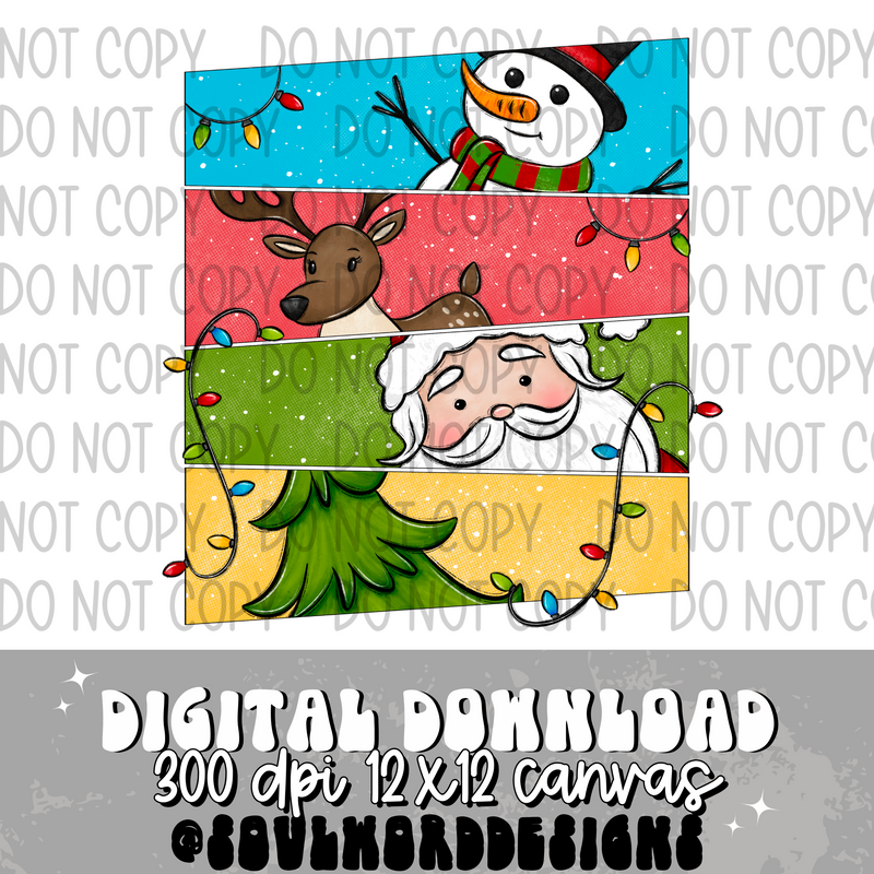 Christmas Characters - DIGITAL DOWNLOAD