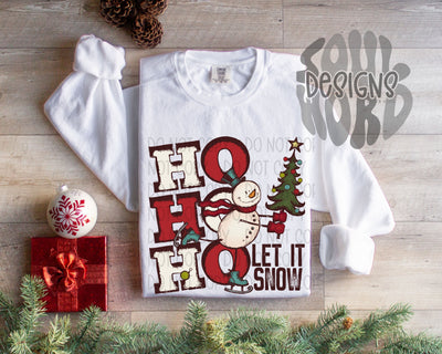 Ho Ho Ho Let It Snow - DIGITAL DOWNLOAD