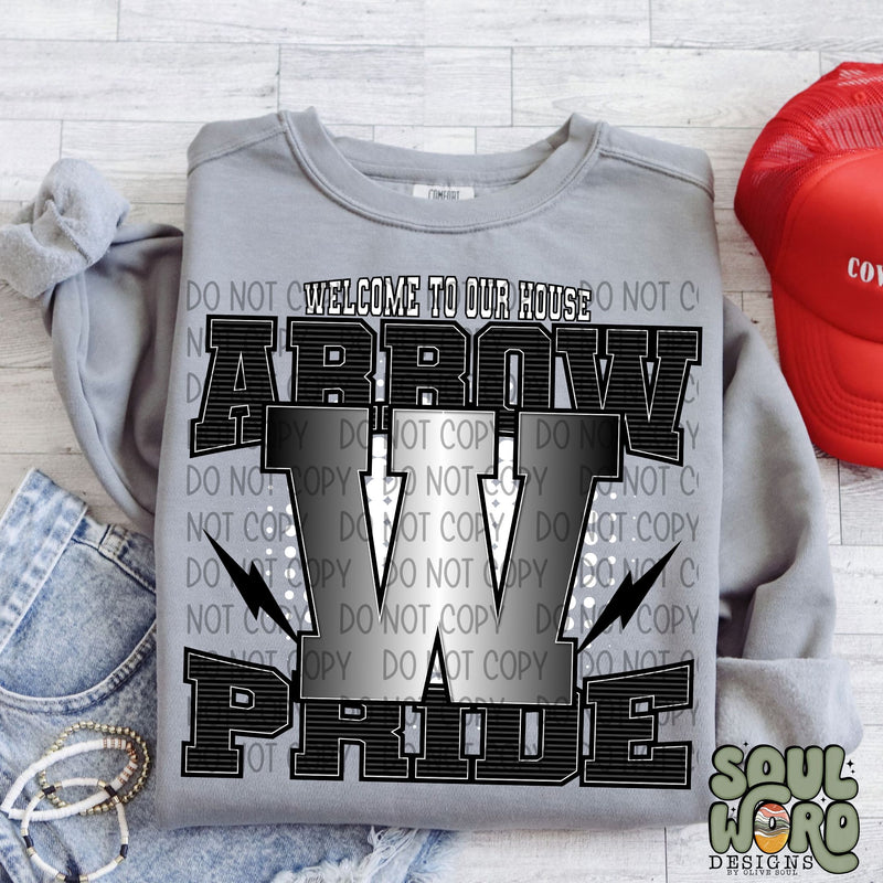 CUSTOM Welcome To Our House Pride INITIAL - DIGITAL DOWNLOAD