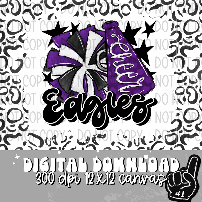 Eagles Purple Cheer - DIGITAL DOWNLOAD