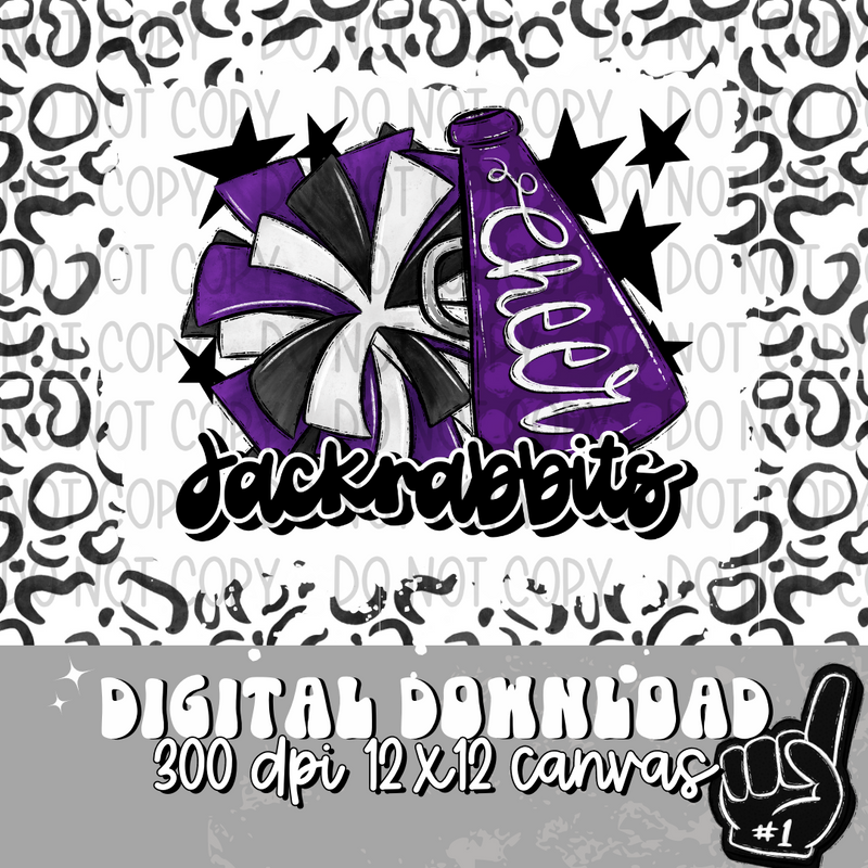 Jackrabbits Purple Cheer - DIGITAL DOWNLOAD