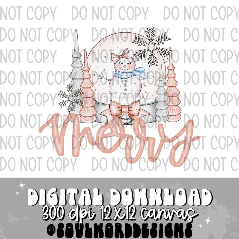 Merry Snowglobe  - DIGITAL DOWNLOAD