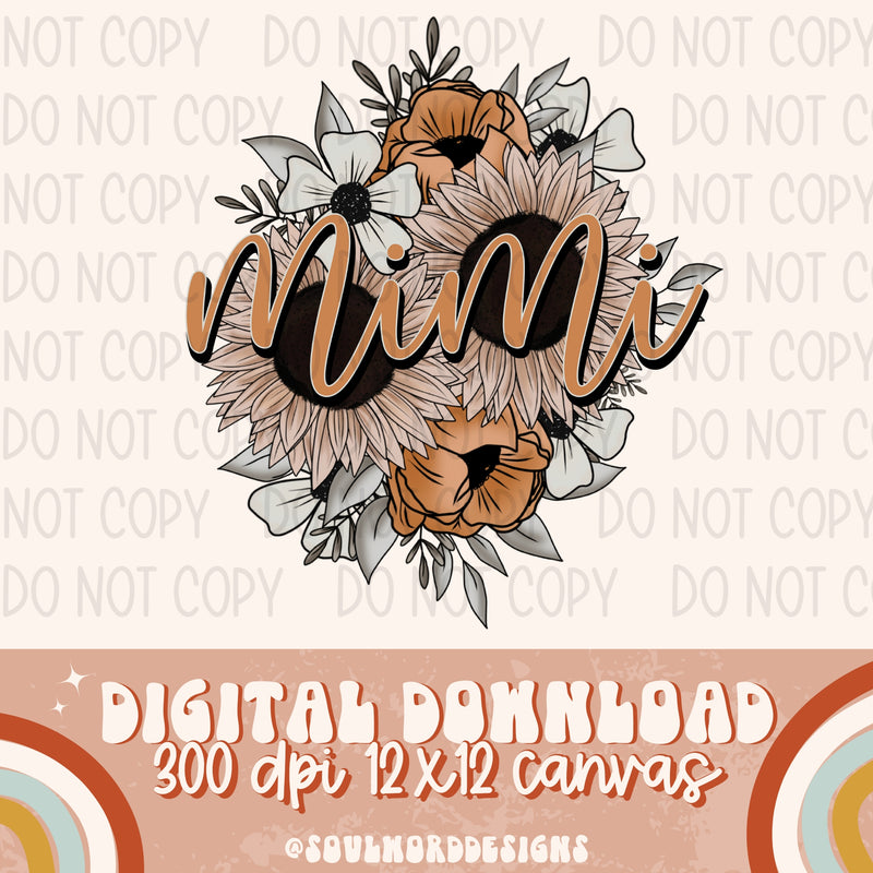 Mimi Boho Floral - DIGITAL DOWNLOAD