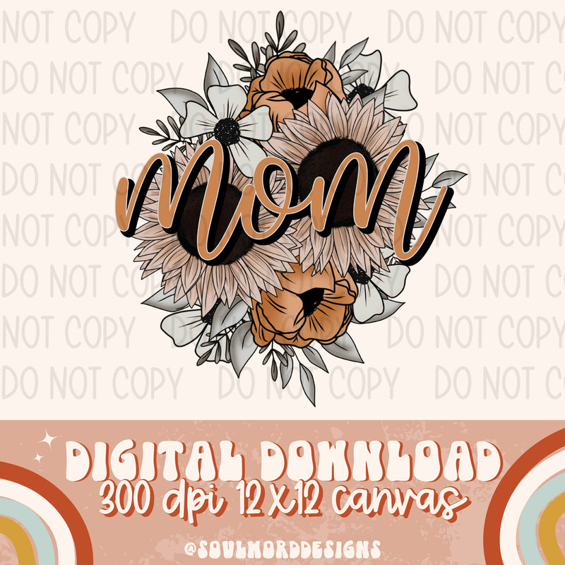 Mom Boho Floral - DIGITAL DOWNLOAD