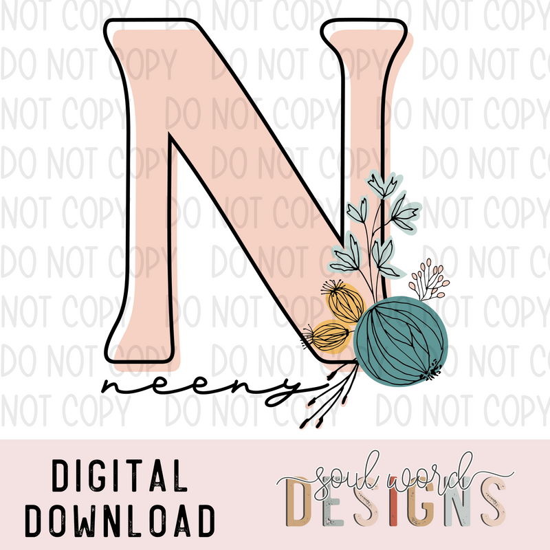 Neeny Initial - DIGITAL DOWNLOAD