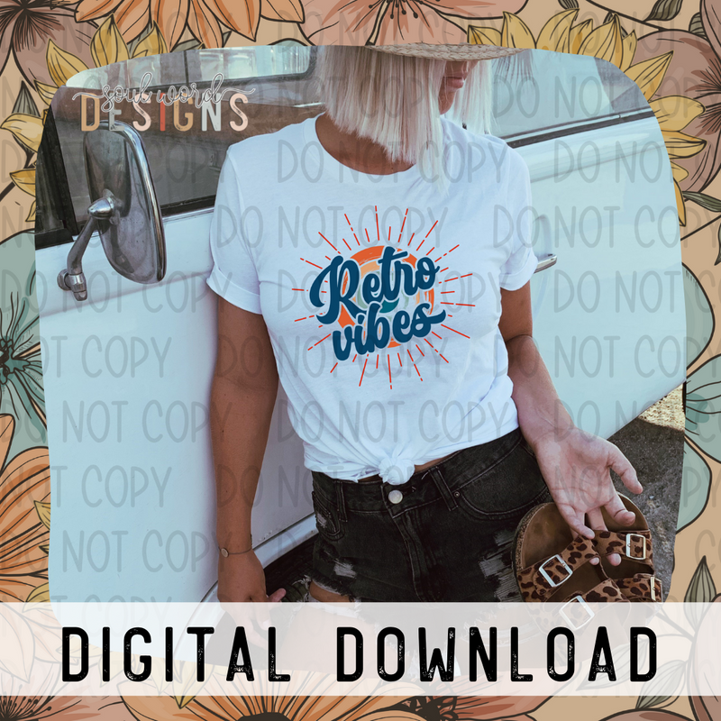 Retro Vibes Full Color - DIGITAL DOWNLOAD