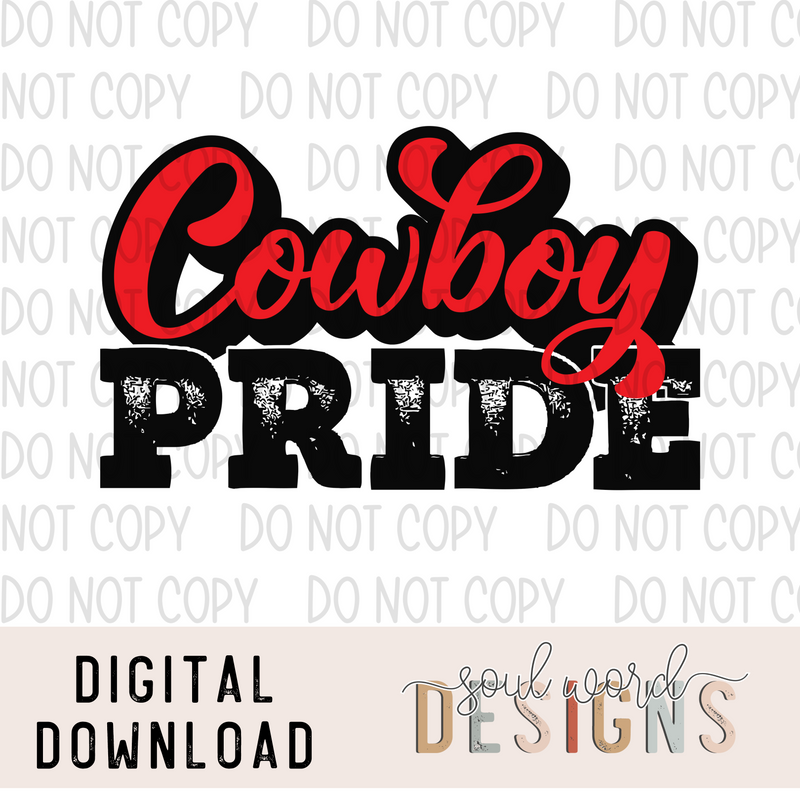 Cowboy Pride  - DIGITAL DOWNLOAD