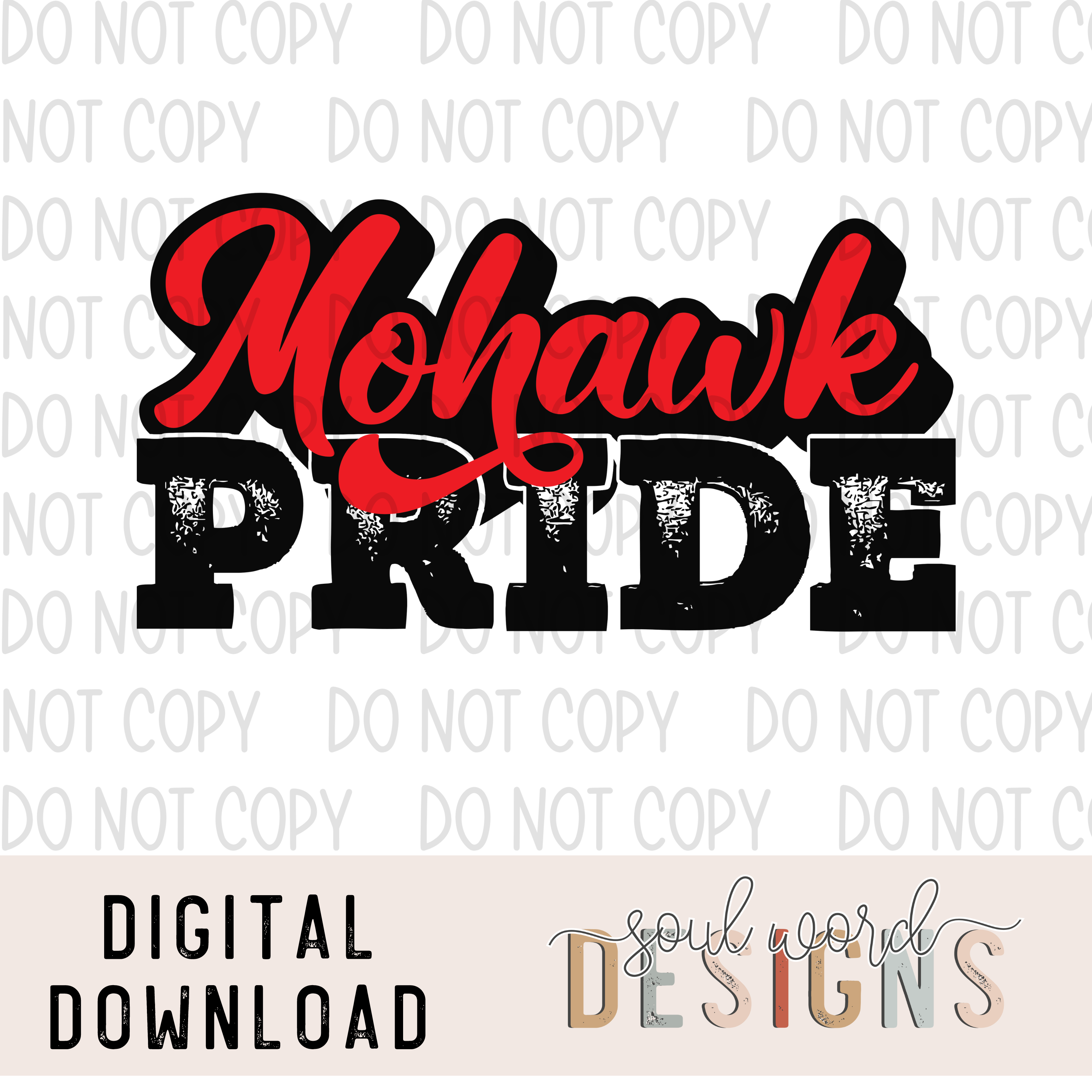 Mohawk + rainbow – pride style