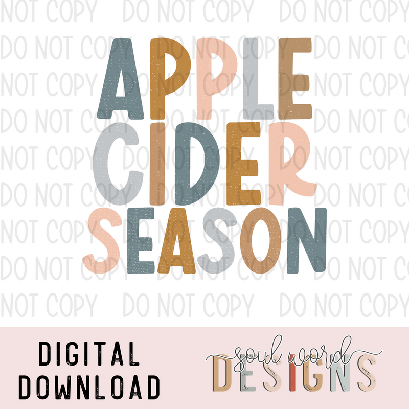 Apple Cider Season - DIGITAL DOWNLOAD