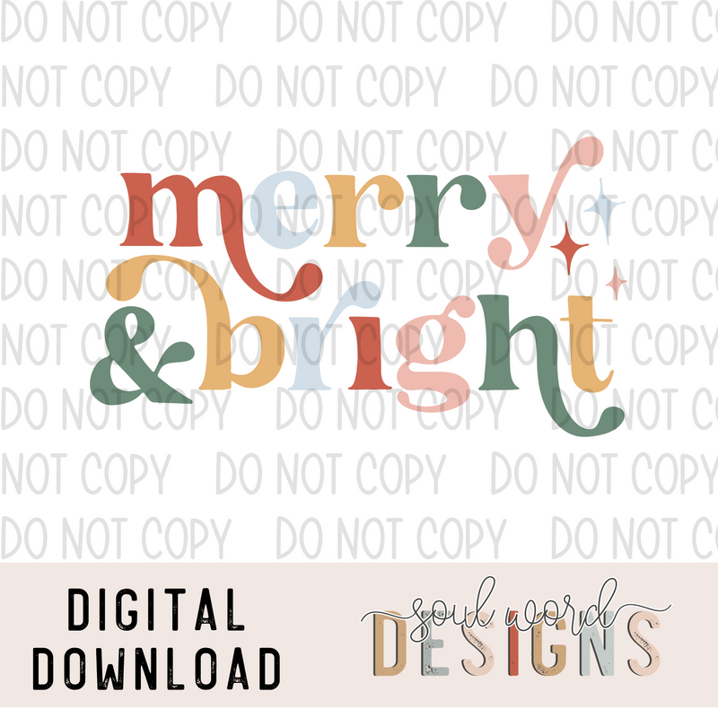 Merry & Bright - DIGITAL DOWNLOAD