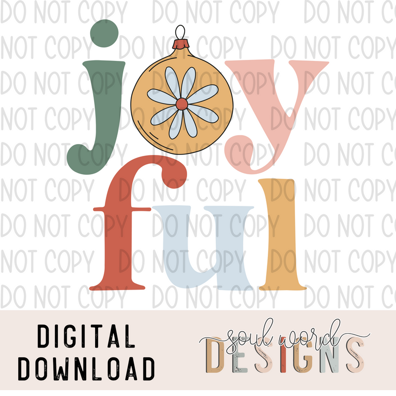 Joyful Ornament - DIGITAL DOWNLOAD