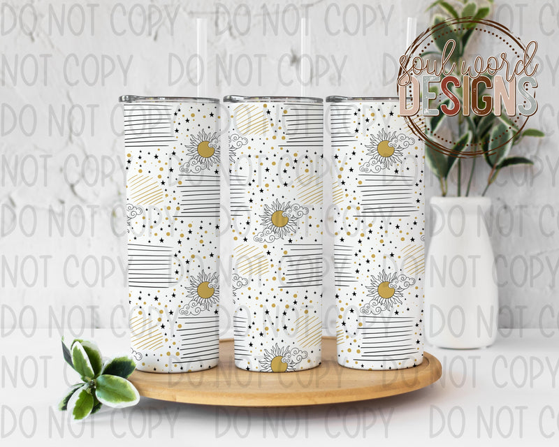 Boho Sun Skinny Straight Tumbler Design - DIGITAL DOWNLOAD