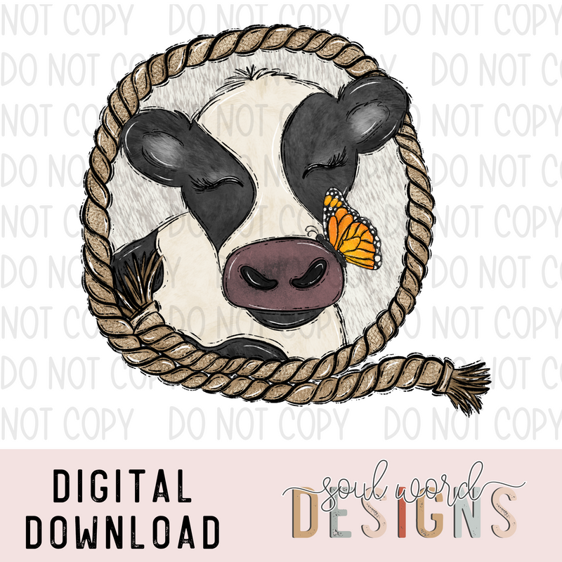 Cow Butterfly - DIGITAL DOWNLOAD