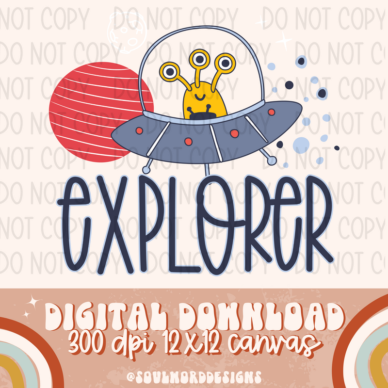 Explorer Space - DIGITAL DOWNLOAD