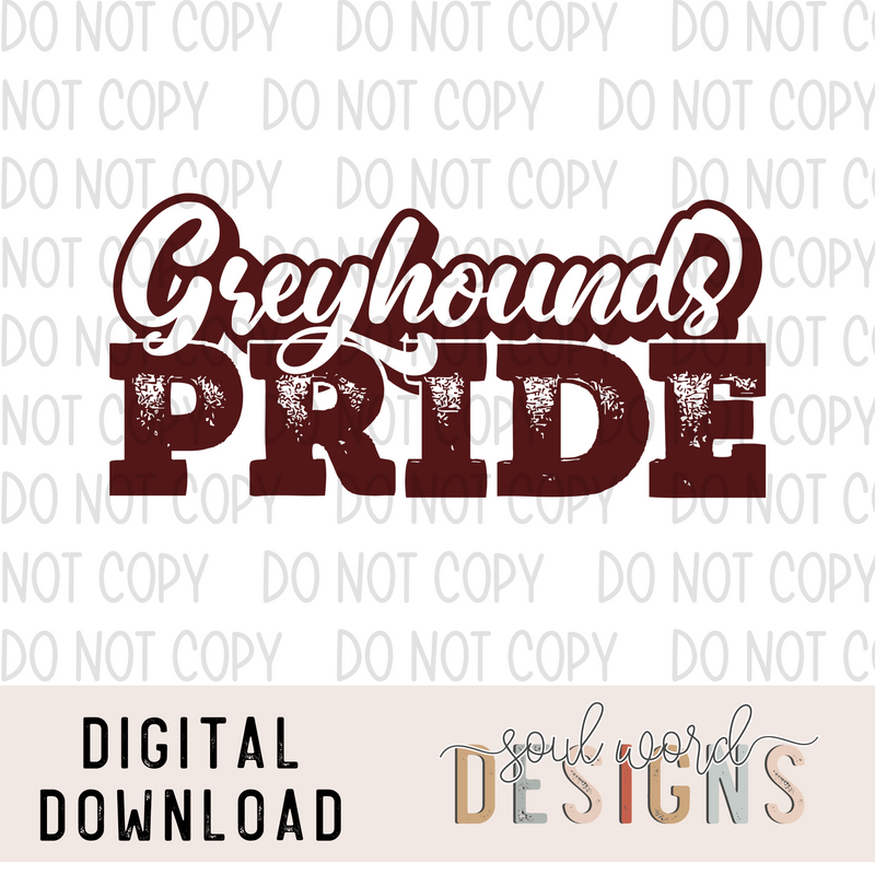 Greyhounds Pride  - DIGITAL DOWNLOAD