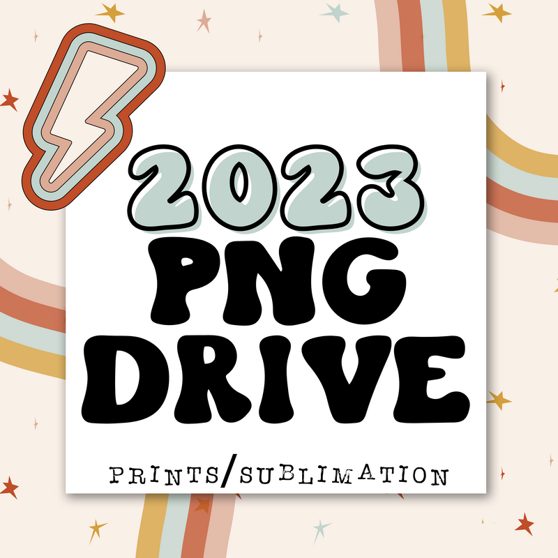 2023 Yearly PNG Design Drive - DIGITAL DOWNLOAD