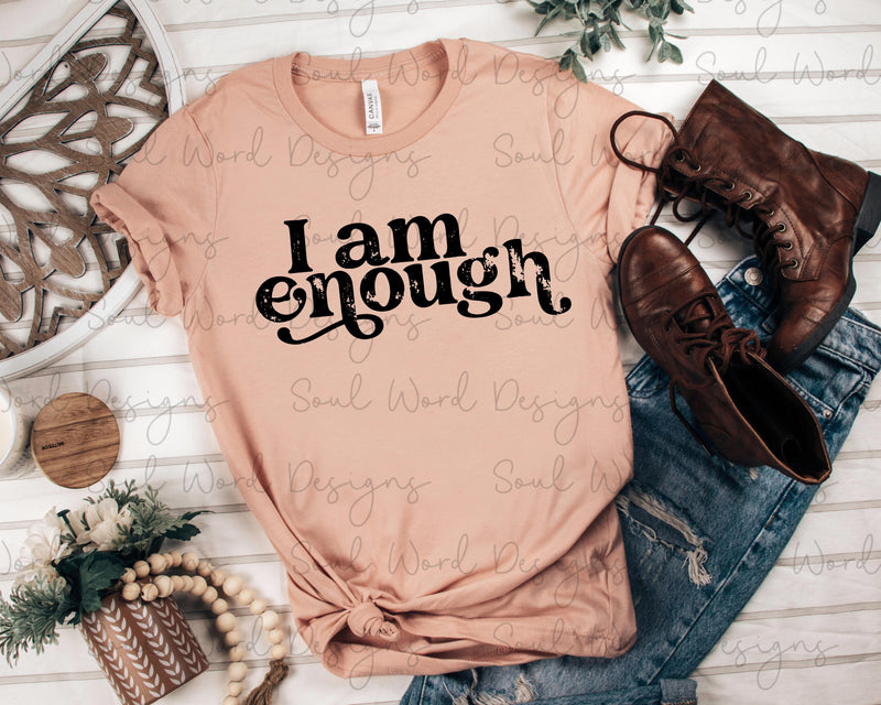 I Am Enough Single Color - DIGITAL DOWNLOAD